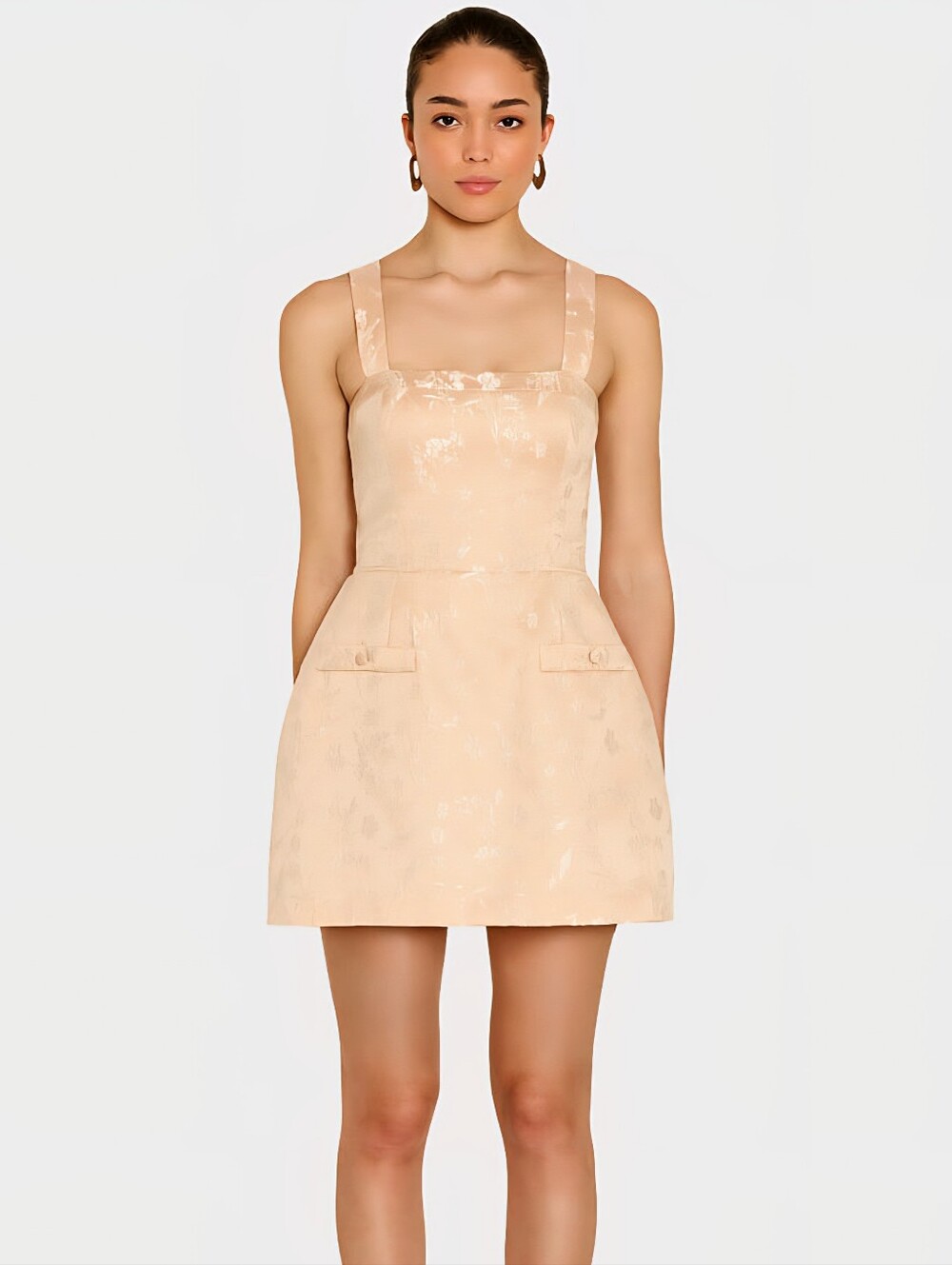 NWT Amanda Uprichard Textured Martini Mini Sleeveless Romper - Sz Medium